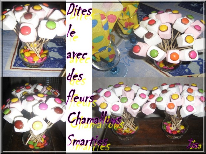 fleurs chamallows smarties_isa