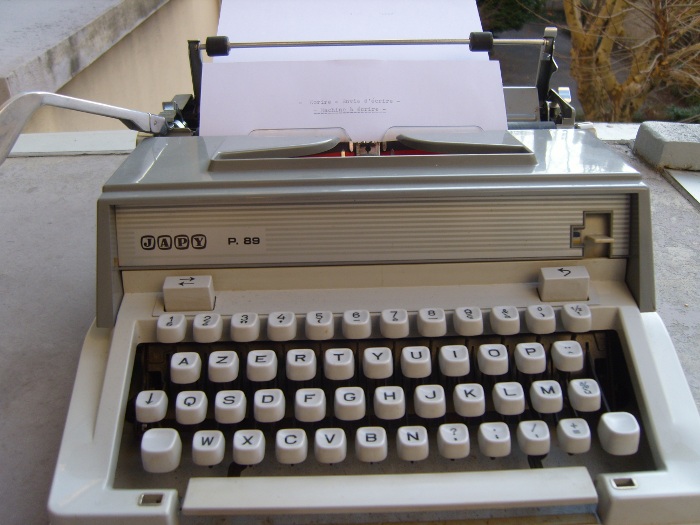 machine à écrire