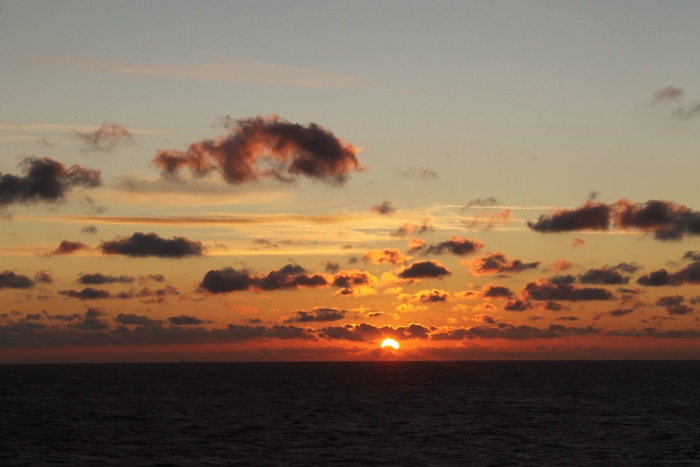 Coucher de soleil sur la Mer Baltique dmes.fr